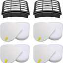 2 + 4 Pack Vacuum Filters Replacement Compatible for Shark Navigator Lift-Away NV350, NV351, NV352, NV355, NV356E, NV357, NV360, NV370, NV391, UV440, UV490, UV540,Replacement XFF350 XHF350