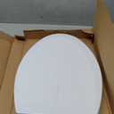 Bemis 1500EC 390 Lift-Off Wood Elongated Toilet Seat, Cotton White (Pack of 1)
