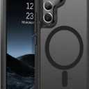 BENTOBEN for Samsung Galaxy S22 Case, S22 Magnetic Case [Compatible with MagSafe] Translucent Matte Slim Shockproof Women Men Protective Case Cover for Samsung S22 6.1", Black