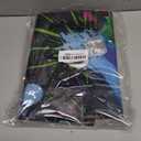 Neon Happy Birthday Banner - 71x43 Photography Backdrops, Party Background Decorations, Colorful Graffiti Splash Paint Kids Birthday Supplies, Glow in The Dark