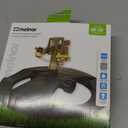 Melnor 9538 Deluxe Pulsating Sprinkler with Weighted Base, Basic, Black