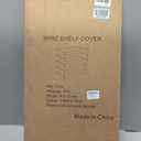 Wire Shelf Covers for Pantry ，Closet, 5 Pcs Shelf Liners (34 * 16")