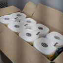 Bounty Paper Towels Quick Size, White, 16 Family Rolls = 40 Regular Rolls (16 Rolls (107 Sheets each))
