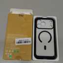 Miracase for iPhone 17 Pro Max Case 6.9" Full-Body Phone Case with Built-in Glass Screen Protector& Full Camera Protector, Camera Control [Magnetic with MagSafe] Drop Proof 17 ProMax Cover, Black