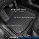 Floor Mats for Kia Telluride 2027 Gas Only, with Cargo Mat | Full Protection Mat Set with Cargo Liner, All Weather TPE, Non Slip & Odorless & Scratch Proof, Telluride Gas Accessories