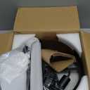 Farmhouse Small Ceiling Light, 12.9" Round Chandelier 3-Light Height Adjustable Pendant Lighting Fixture Black and Faux-Walnut Finish for Dining Room Kitchen Foyer Corridor