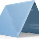 IBENZER Compatible with Macbook Pro 13 Inch Case 2015 2014 2013 end 2012 A1502 A1425, Hard Shell Case with Keyboard Cover for Old Version Apple Mac Pro Retina 13, Airy Blue, R13ARBL+1A