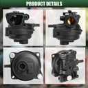 799583 Carburetor Kit Compatible with Briggs and Stratton 590556 591109 591160 591979 593261 595656 798674 300E 450E 500E 550E 550EX 08P500 08P502 09P602 09P702 Lawnmower