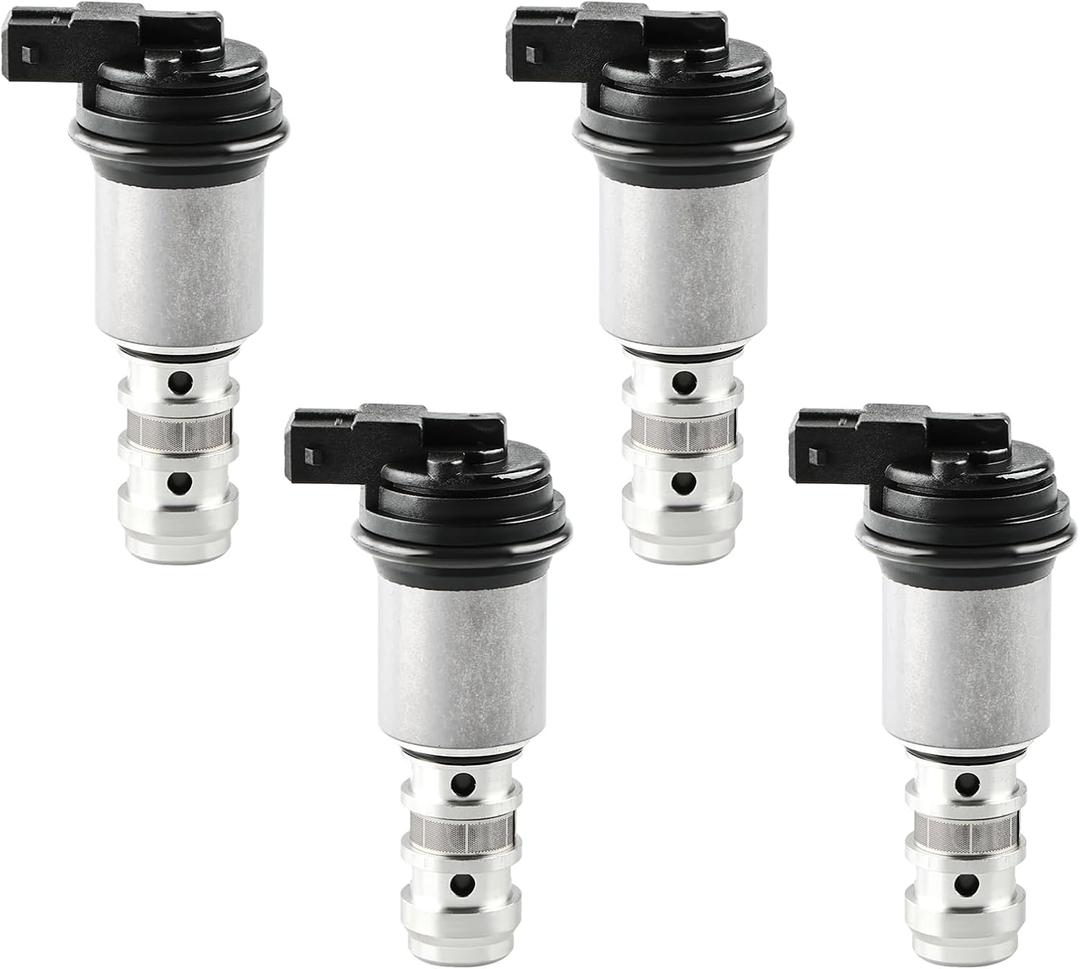 4PCS Engine Variable Valve Timing (VVT) Solenoid Actuator Compatible with BMW 545I 550I 645CI 650I 745I 745LI 750I 750LI 760I 760LI Alpina B7 X5 Replacement for 11361707323