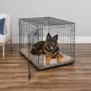MidWest Homes for Pets 48-Inch iCrate for Extra-Large Breeds, 90-110 lbs, Single Door Folding Dog Crate with Divider Panel, Leak-Proof Tray & Secure Latches, Portable, Durable & Easy to Assemble