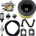 Carburetor Tune Up Kit for Stihl MS251 MS251C MS231 Chainsaws, Replacement Carburetor Kit Includes Spark Plug, Gasket & Fuel Filter, Compatible with 1143 120 0611 1143 120 0605 1143-120-0641