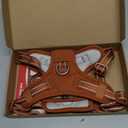 No Pull Dog Harness, Reflective Puppy Vest for Small Sized Dog(Carmel Brown,S) (S(Neck:15.7-22.0",Chest:17.3-24.8"))