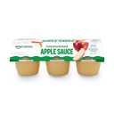 Amazon Grocery, Unsweetened Apple Sauce, 4 Oz, Pack of 6 (Previously Happy Belly, Packaging May Vary) (EXP: 08/06/27)