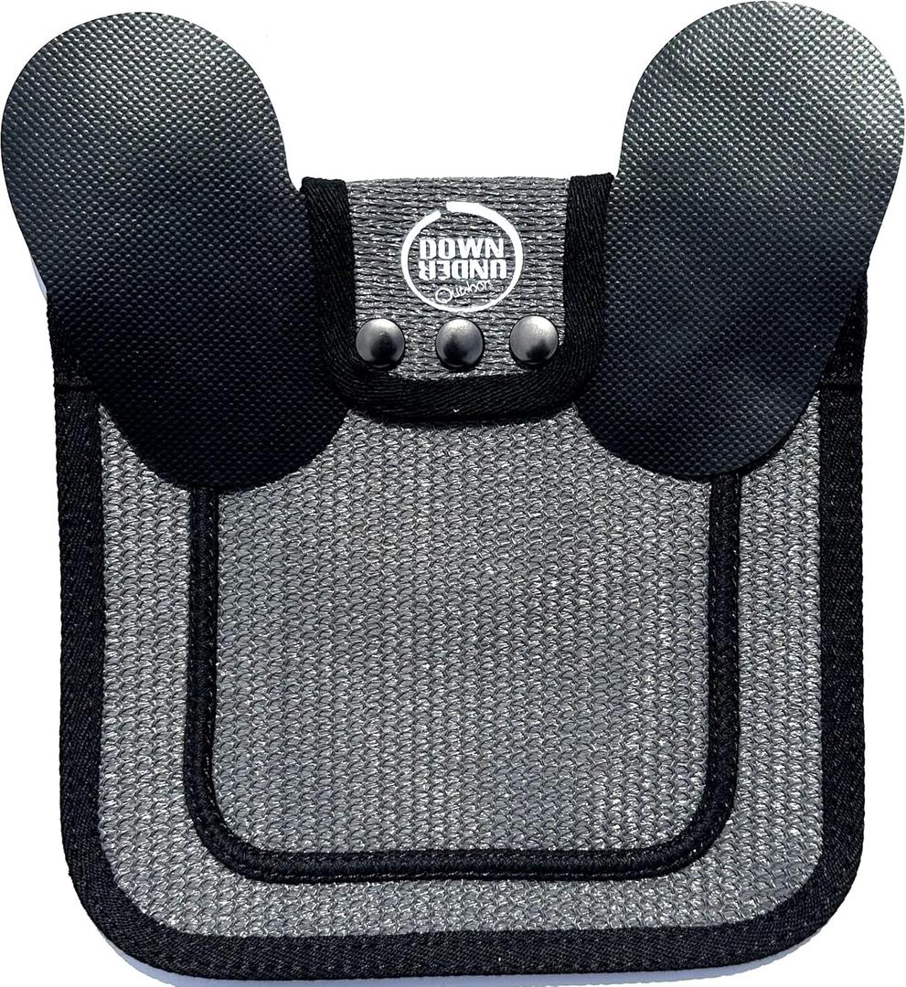 DOWN UNDER OUTDOORS Chicken Saddle with Adjustable Straps for Medium and Large Hens, Chicken Apron, Poultry Saver, Pet Supplies, Including Shoulder Cover (Grey Mesh)