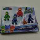 PJ Masks Night Time Mission Glow-in-The-Dark Action Figure Set, Preschool Toy for Kids Ages 3 and Up, 4 Figures and 1 Accessory
