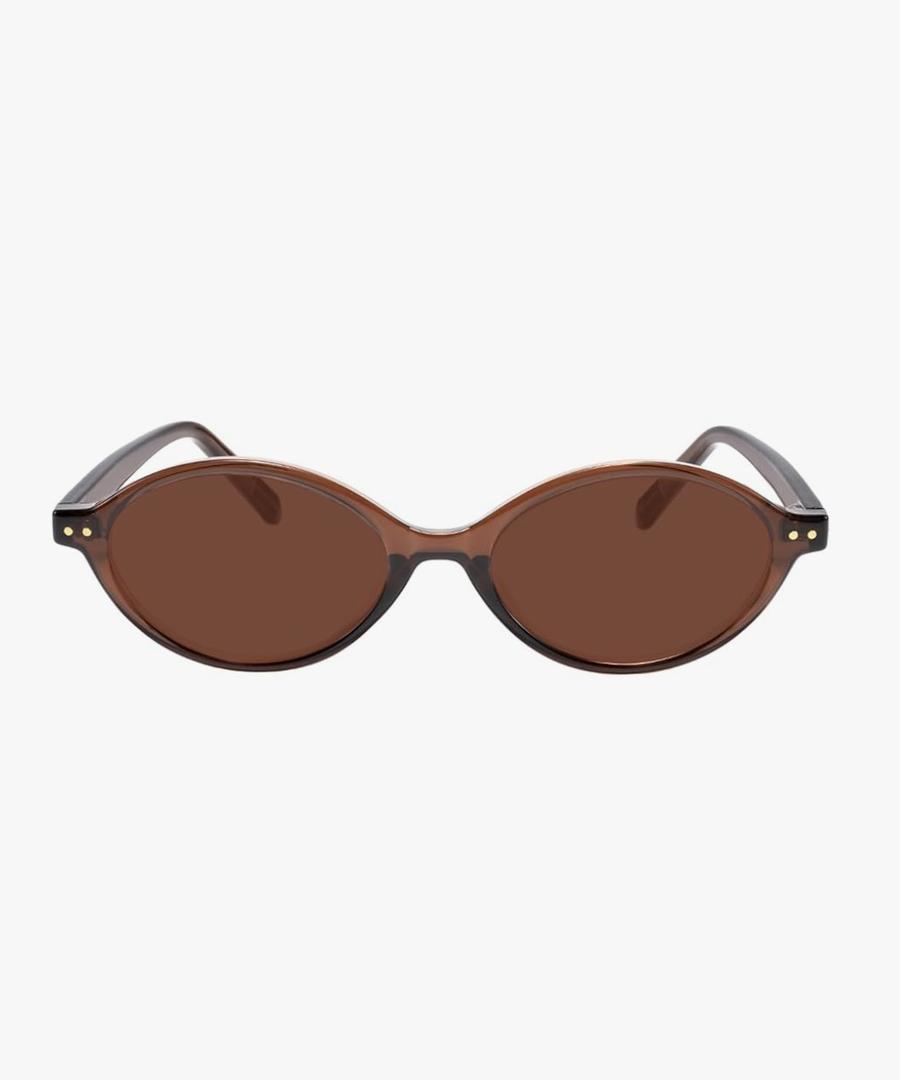 TIJN Olisa Retro Oval Sunglasses for Women Men,Polarized UV Protection Shades,Stylish Frame Sun Glasses,2025 Trendy Sunnies
