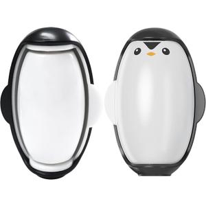 2PCS Penguins Reusable Lint Roller Ball, Portable Mini Lint Remover Cat Pet Hair Rollers Home Travel Size Sticky Cleaner Dog Hair Remover for Clothes Washable Gel