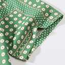 Hawaiian Shirt for Men, Beach Shirts for Men, Tropical Shirts Short Sleeve Floral Casual Button Down (Green, S)