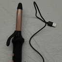 Cordless Curling Iron Hair Curler: Mini USB Rechargeable 4000 mAh Curling Wand for Long Hair, Dual Voltage