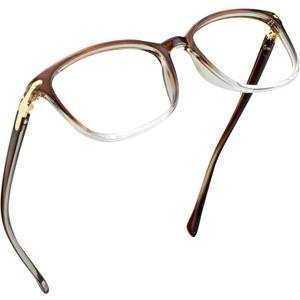 LifeArt Blue Light Blocking Glasses, Anti Eyestrain, Computer Reading Glasses,TV Glasses for Men and Women, +3.00