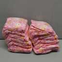 Pet Soft Dog Diapers Female, Disposable Female Dog Diaper, Doggie Diapers for Cat Puppy with Adjustable Foam Tail Hole(Pink,12L) (Large(12Pcs))