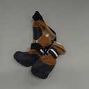 SCENEREAL Anti Slip Dog Socks Boots, Dog Shoes for Hot/Cold Pavement, Waterproof Grip Doggy Booties for Hardwood Floor, Rain Paw Protectors for Small Medium Large Senior Old Dogs, Khaki M (Khaki(Pack of 4+2))