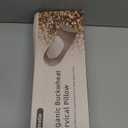 Organic Buckwheat Cervical Neck Pillow  Adjustable Neck Roll for Sleeping, Ergonomic Neck Support Bolster for Side & Back Sleepers, Pillow for Neck Pain Relief and Spine Alignment