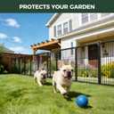 FXW No Dig Garden Fence, Outdoor for Yard, 24in(H) x 22.8ft(L), 12 Panels