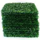 24 Pack 24"x16" Artificial Boxwood Hedge Panels, Faux Privacy Fence, Green Wall Grass for Balcony, Garden, Outdoor & Indoor Decor, UV-Resistant, Weatherproof, Easy DIY (24pcs, 64 Square Feet)