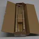 Gold Shower Curtain Rod 34-96 Inches(2.8-8ft) Never Rust Adjustable Shower Rod Spring Tension Non Slip No Drilling Shower Rods for Bathroom Garland Window