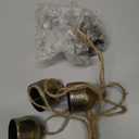 Vintage Brass Bells - Hanging Gold Christmas Bells for Mantle, Garland, Wreath