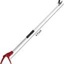 Tree Trimmer, 4 Foot Pole Pruner, Long Reach Pruning Shears, Cut and Hold Garden Clippers, Aluminum Lightweight Handle Fruit Picker, Branch Bypass Loppers