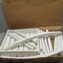 GarveeLife Poly Lumber Rocking Chair Outdoor Set of 2 - HDPE High Back Porch Rocker Chairs for Adults - All Weather Resistant Furniture for Patio - Grey (Black)