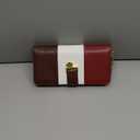 RFID Wallets for Women with Multiple Card Slots and Cellphone Compartment, womens wallet (red)