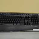 Logitech MK345 Wireless Keyboard and Mouse Combo with Palm Rest, 2.4 GHz USB Receiver, Compatible with PC, Laptop, Black