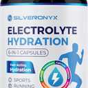 Electrolytes Supplement - Sugar Free, Advanced Hydration Complex with Sodium Chloride, Magnesium, Potassium, Calcium, Vitamin D3 - Best Hydrating Mineral Salt Pills - Vegan & Keto - 120 Capsules, Pack of 3, Best By: Nov-05-2027