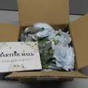 MARTINE MALL 4 Packs Peonies Artificial Flowers, Blue Artificial Peonies, Silk Peonies Flowers Fake Peonies Artificial Flowers Peonies Bouquet for Centerpiece Table Wedding Party Home Decor