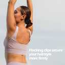 Bird Nest Magic Hair Clip, Birds Nest Hair Clips for Women, Birds Nest Hair Clip, Hair Accessories for Women Hair Bun Maker Ponytail Holders for Thick Thin Hair, Headbands for Women Non Slip (Black-3pcs)