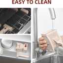 ONCE FOR ALL Meat Slicer Cleaver Kitchen Knife Set For Meat Slicing Shredding, Manual Fresh Meats Cutter Food Slicer For Beef Pork Mutton For Home Cooking BBQ Hot Pot (Pink)