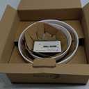 DOWAN Ceramic Bowl Set with Lids, Serving Bowls, Food Storage Container, Porcelain Prep Bowl, Small Mixing Bowls for Kitchen, Microwave & Dishwasher Safe, 64/42/22/12 Ounces, Set of 4, Soft White