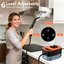 Steam Cleaner, Portable Steamer for Cleaning with 16pcs Accessories, 6-Level Adjustable, 15s Heat-Up, Handheld Steam Cleaner for Home, Tile, Grease, Dirt, Grout, Car Detailing