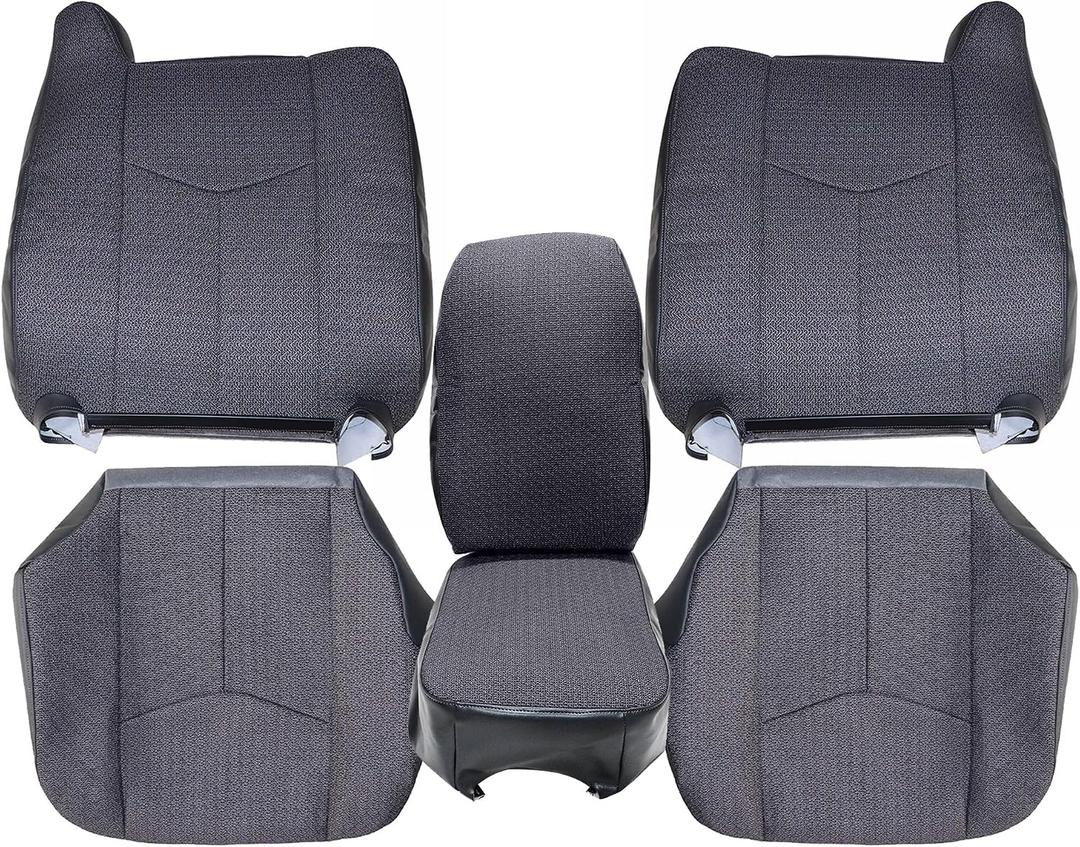 GXARTS Seat Cover Jump Seat Fit for Chevy Silverado GMC Sierra 2003-2007