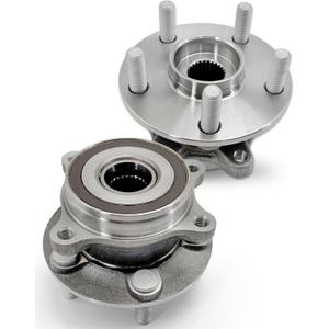2 Pcs 513287 Front Wheel Hub Bearing Assembly Compatible with Toyota Prius 2010-2015, for Toyota Prius Plug-in 2012-2015, for Lexus CT200H 2011-2017, Wheel Bearing 5 Lug