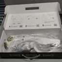 LUXE Bidet NEO 320 Plus - Warm Water, Dual Nozzle, Non-Electric Bidet Attachment for Toilet Seat, Patented Slide-In Install, 360 Self-Clean, EZ-Lift to Clean, Feminine & Rear Wash (Gold)