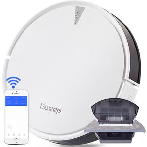 X5 Robot Vacuum and Mop Cleaner,Robotic Vacuum for Pet Hair,High Frequency Vibration Water Tank,2000Pa Max Suction,App,Self-Charging.