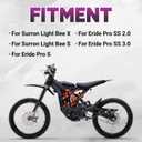 BAOUFF 31.8mm Riser Handlebar for Surron Light Bee,7075 Aluminum 4mm Thickness Dirt Bike Handle Bar for Surron Light Bee X and S/LBX/LBS/E Ride Pro S SS 2.0 3.0
