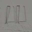 2pcs Under Cabinet Paper Towel Holder Versatile Hanging Rack for Kitchen Bathroom Storage Easy to Install for Paper Scarves Ties and More White Finish