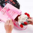 YANGTE Valentine's Day Gift Bags With Handles - 12Pcs Reusable Non-Woven Tote for Kids Classroom Exchange, Party Favor, Wrapping - Goody Bags for Giving