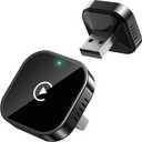 Teeran Wireless CarPlay Adapter for iPhone (2026 Upgraded), Mini Plug & Play for Cars with Factory Wired Apple CarPlay, Fast & Stable Connection, Easy Setup, Wide Vehicle Compatibility USB & USB C