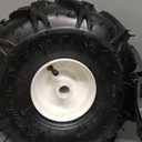 11x4.00-4" Tiller Tire and Wheel, 3/4" Axle Size, 3-1/8" Centered Hub, Compatible with Craftsman & Troy-Bilt Tiller Replacement